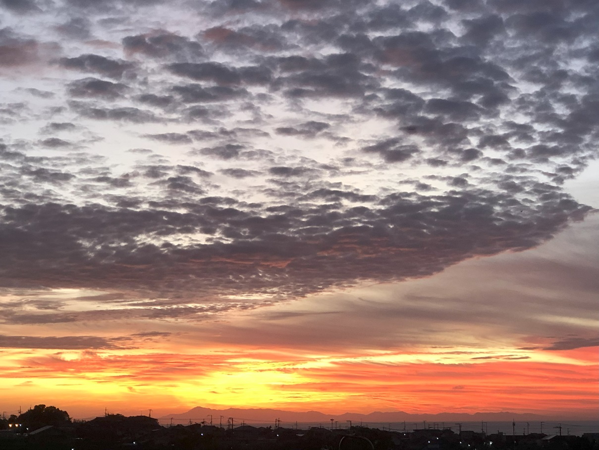 舞の夕焼け